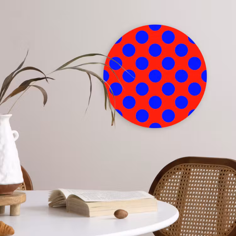 Forexbild Rund - Dots - Klassisch - Rot — 4