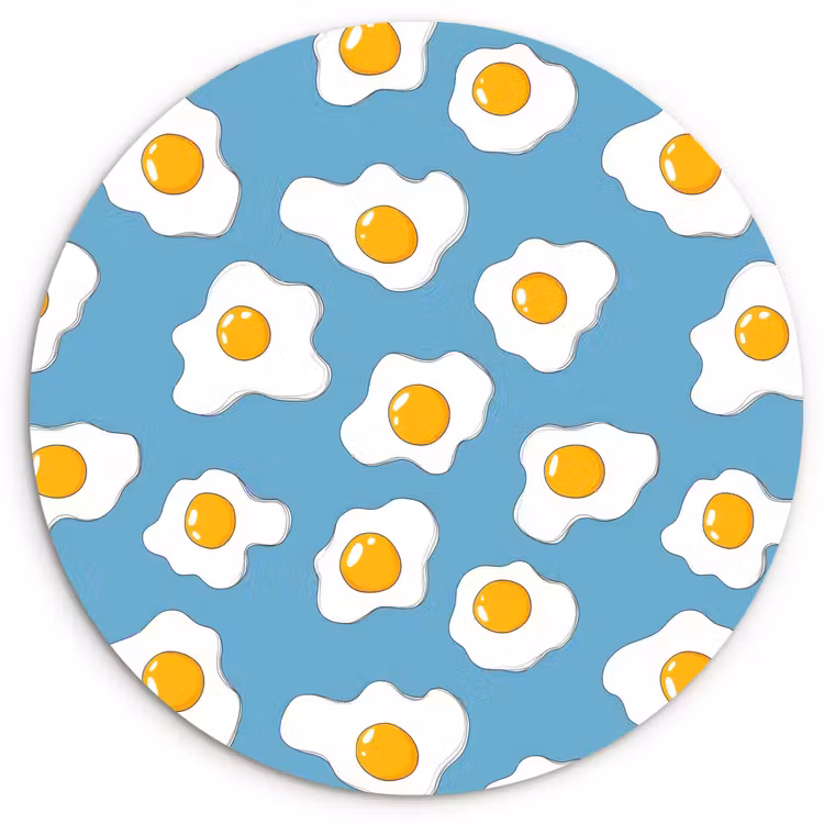 Forexbild Rund - Eier - Eigelb - Blau — 1