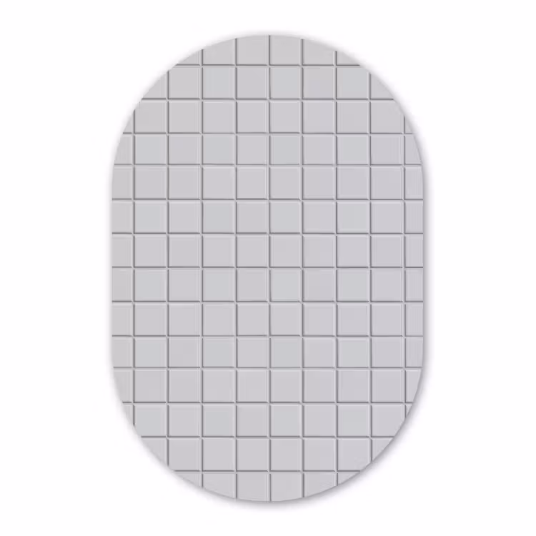 Forexbild Oval - Muster - Kacheln - Hell - Grau — 1