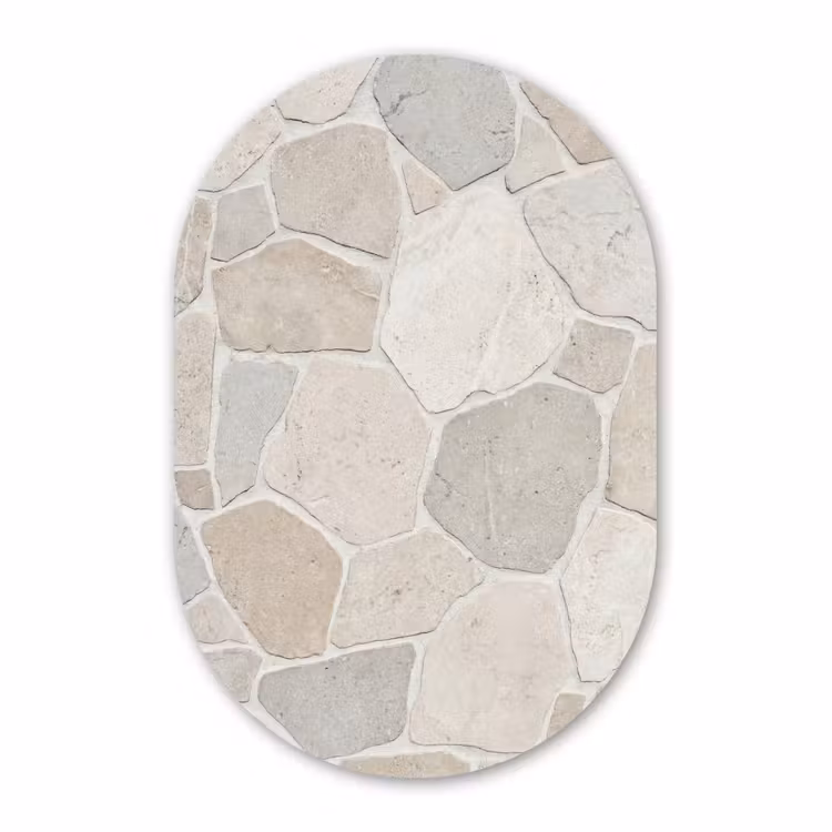 Forexbild Oval - Stein – Muster – Textur – Beige — 1