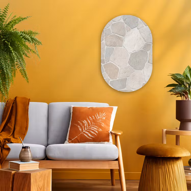Forexbild Oval - Stein – Muster – Textur – Beige — 2