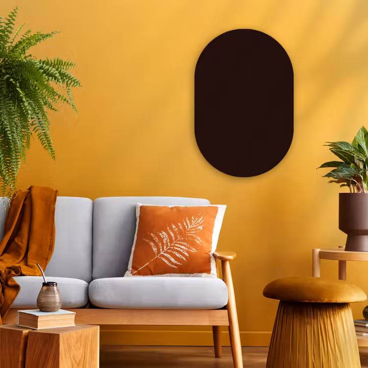 Forexbild Oval - Deep – Obsidian – Braun — 2