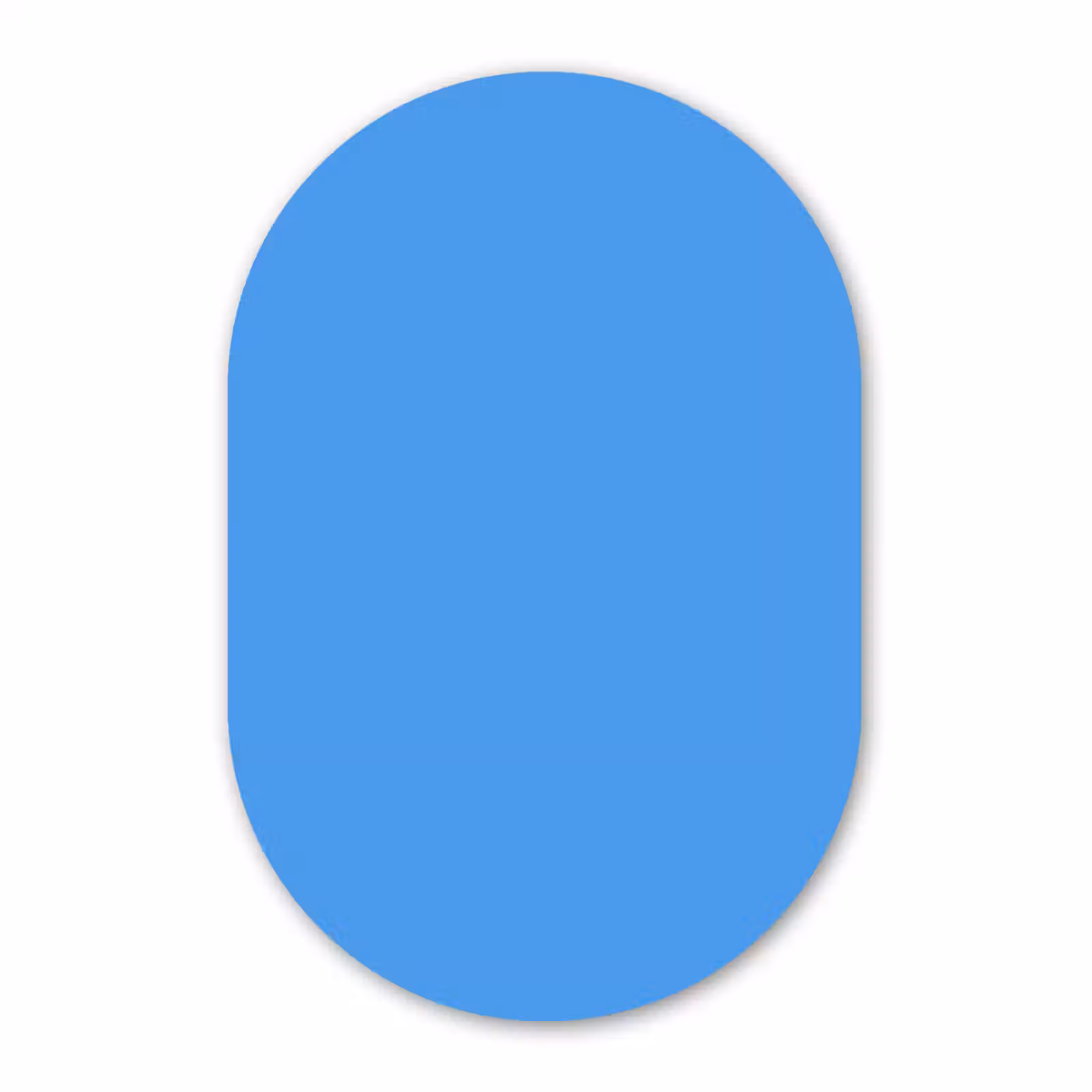 Forexbild Oval - Hell – Azurblau – Blau — 1