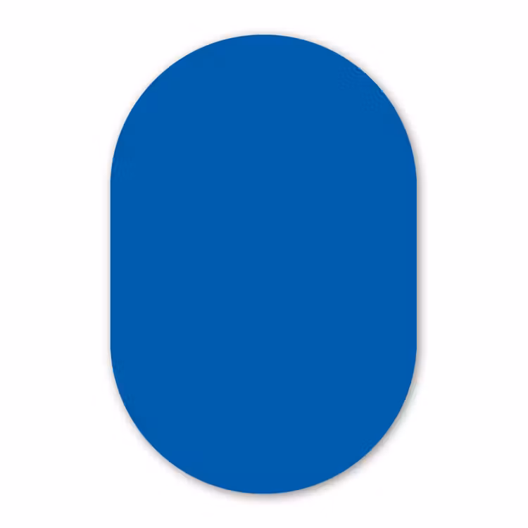 Forexbild Oval - Classic – Azure – Blau — 1