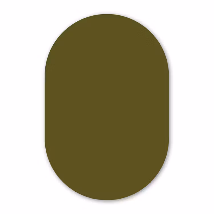 Forexbild Oval - Dunkel – Oliv – Grün — 1
