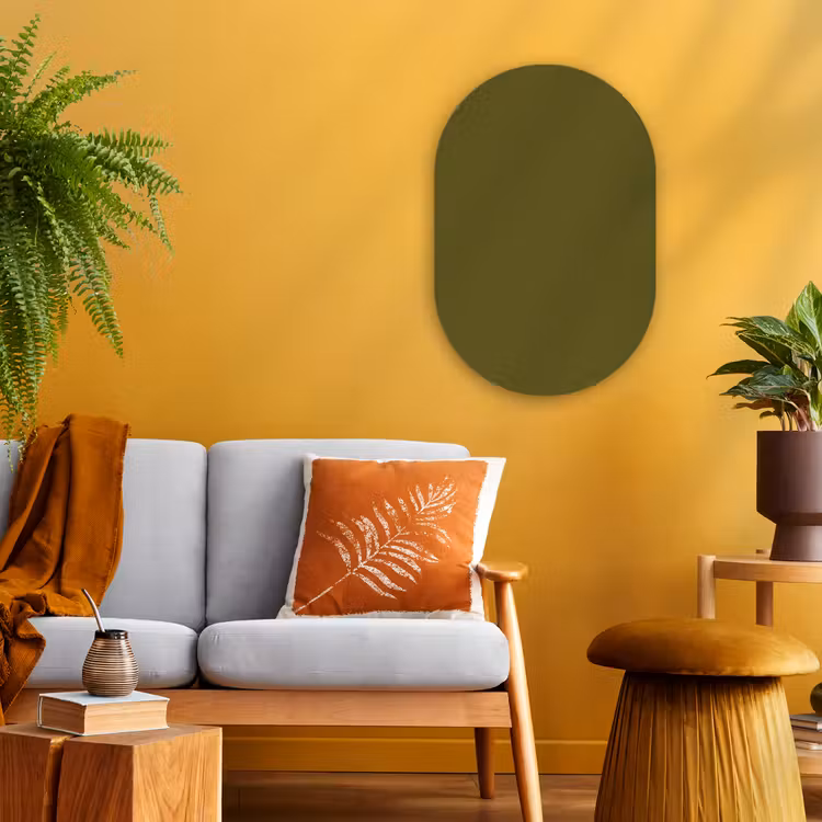 Forexbild Oval - Dunkel – Oliv – Grün — 2
