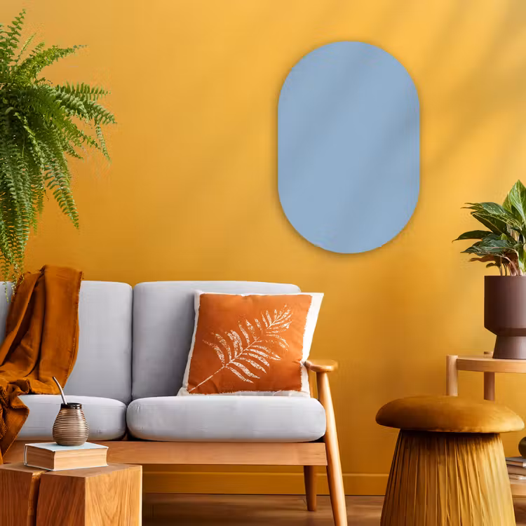 Forexbild Oval - Dusty – Denim – Blau — 2