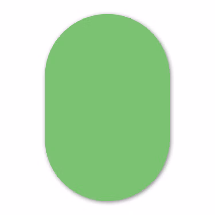 Forexbild Oval - Meadow – Green – Grün — 1