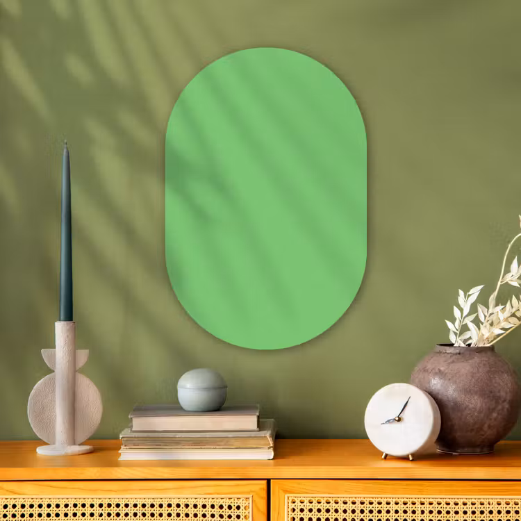 Forexbild Oval - Meadow – Green – Grün — 3