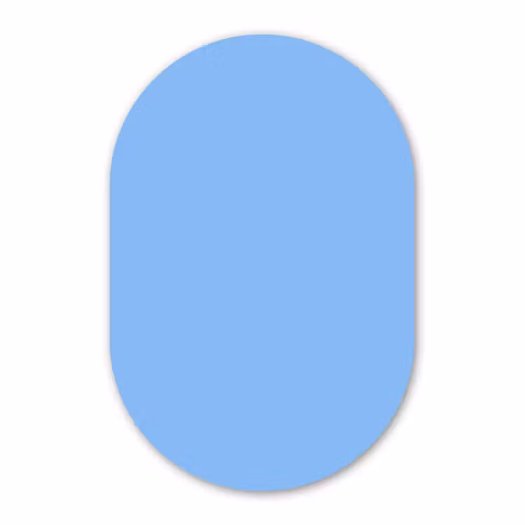 Forexbild Oval - Sky – Glow – Blau — 1