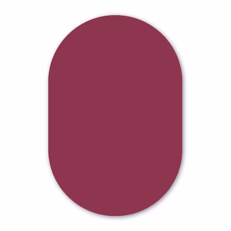 Forexbild Oval - Deep – Himbeere – Rot — 1