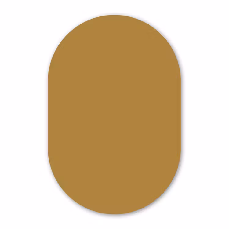 Forexbild Oval - Rhythmic – Ocker – Gelb — 1