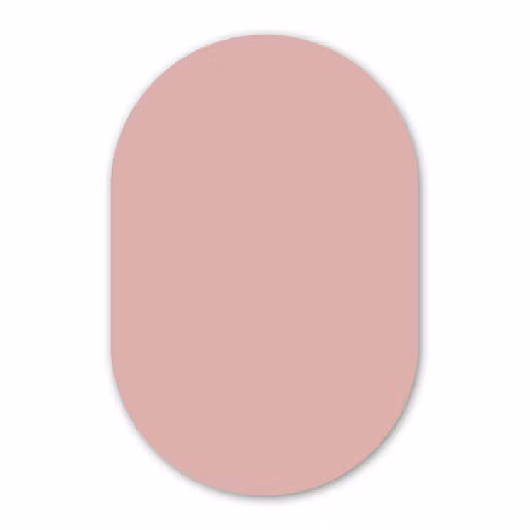 Forexbild Oval - Soft – Blush – Rosa — 1