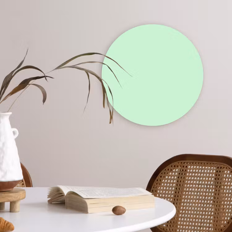 Forexbild Rund - Blass – Mint – Grün — 4