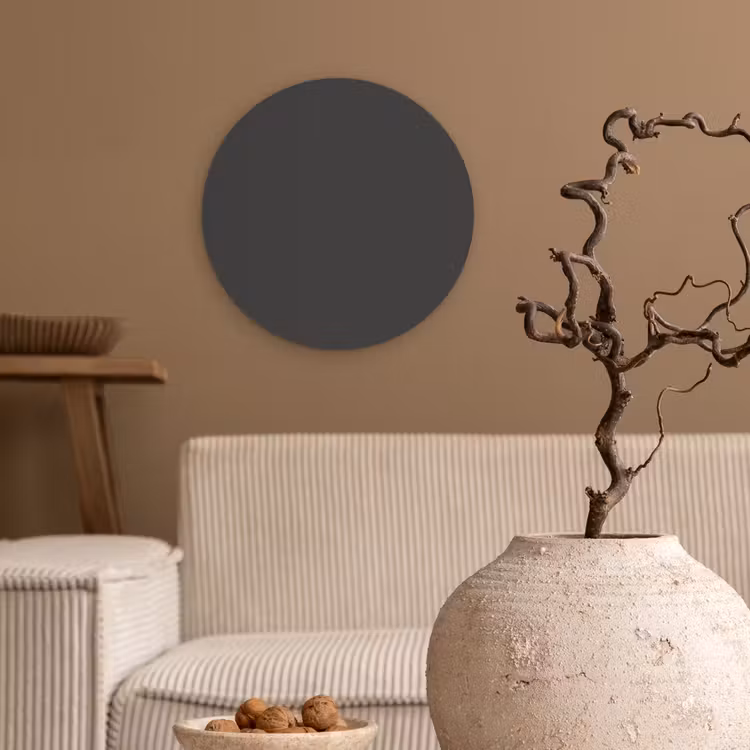 Forexbild Rund - Charcoal – Grau – Grey — 2