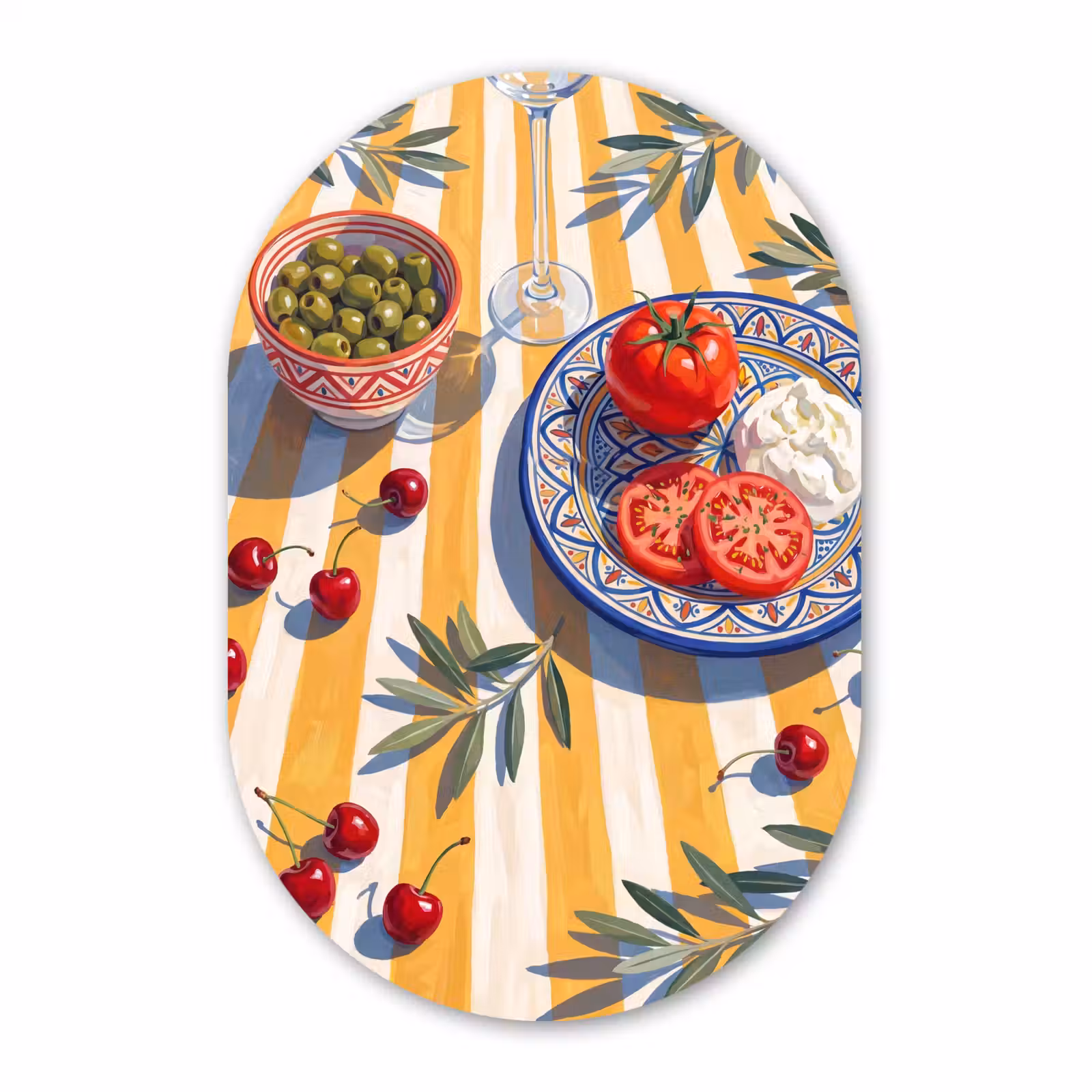 Forexbild Oval - Obst – Gemüse – Kunst — 1