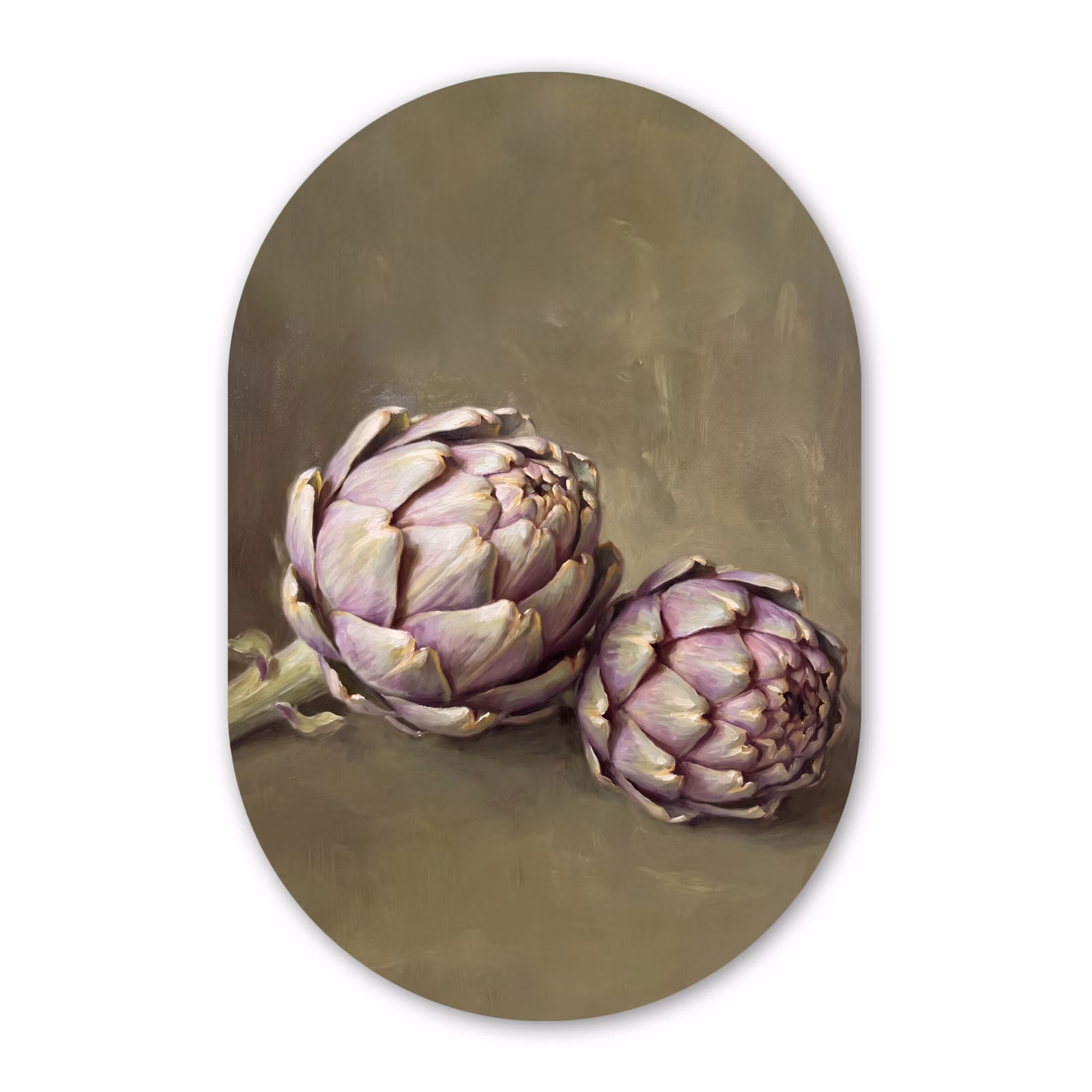 Forexbild Oval - Gemüse – Stillleben – Gemälde — 1