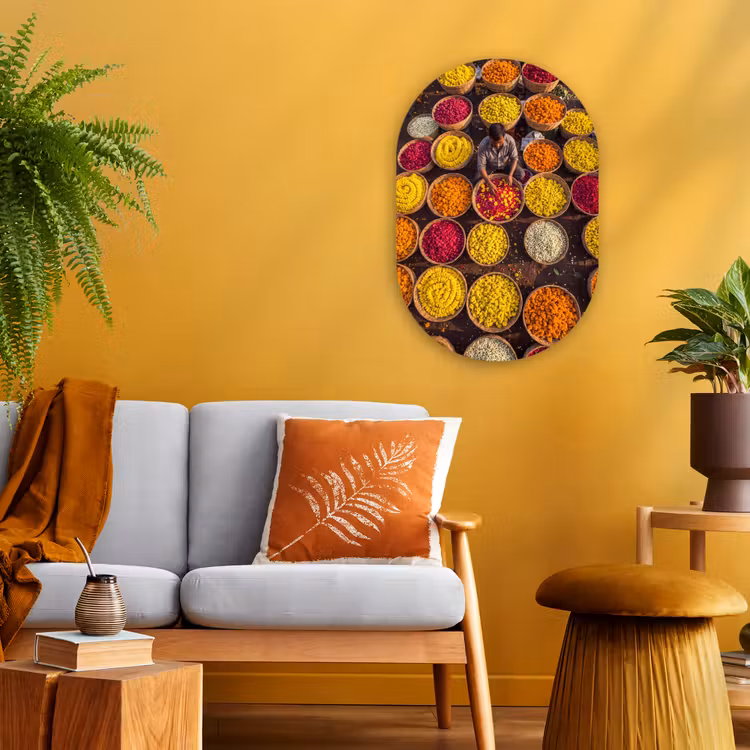 Forexbild Oval - Blumen – Markt – Bunt — 2