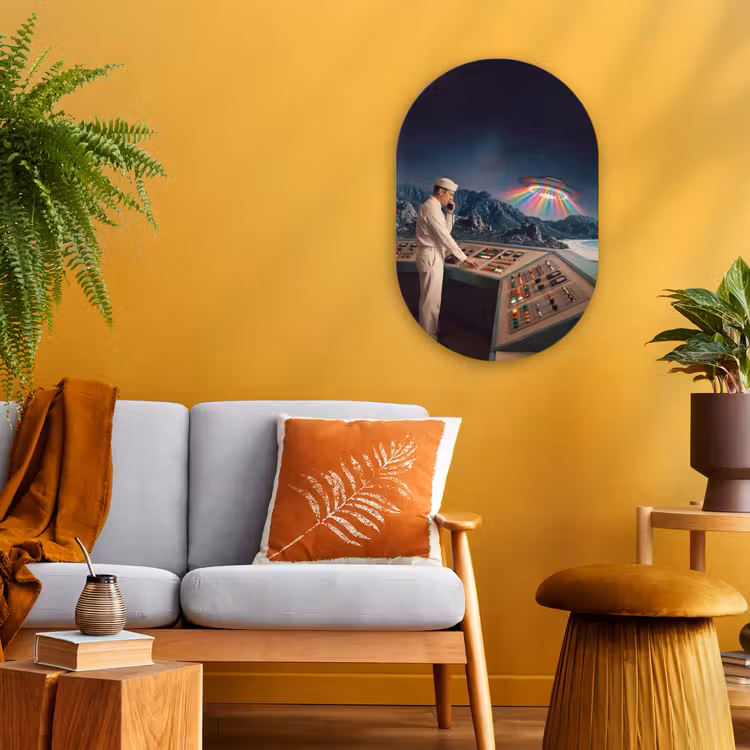 Forexbild Oval - Mann – Kontrollraum – Strand — 2