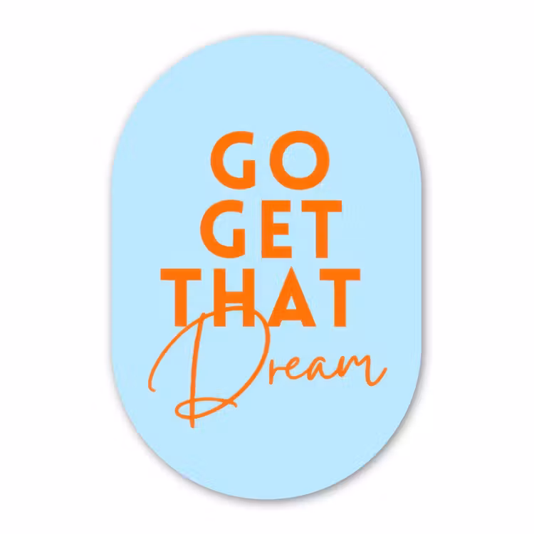 Forexbild Oval - Blau - Orange - Text — 1