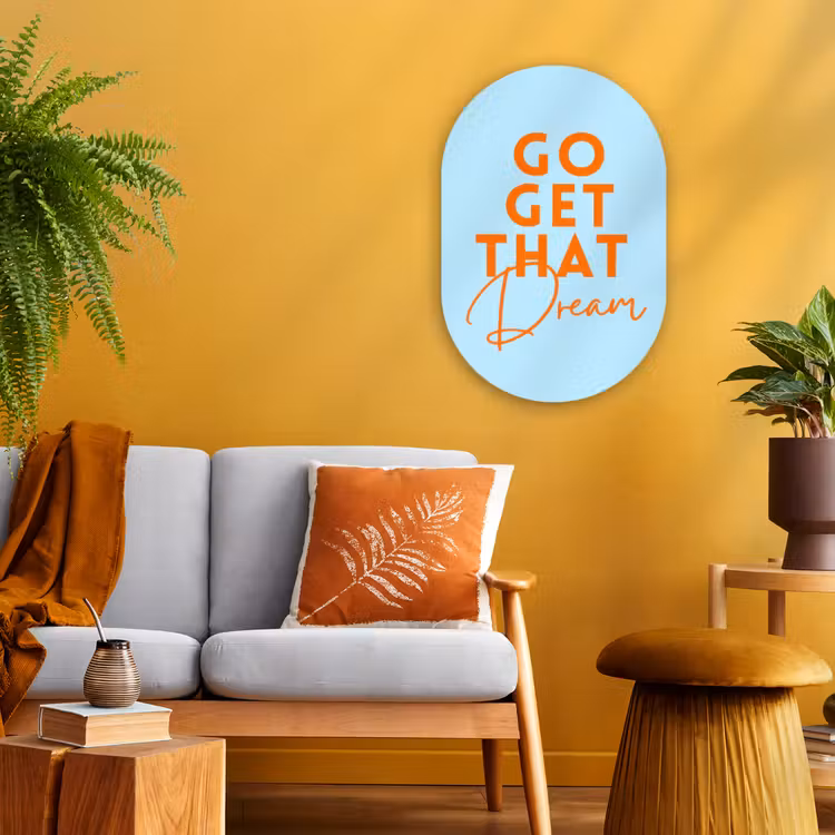 Forexbild Oval - Blau - Orange - Text — 2