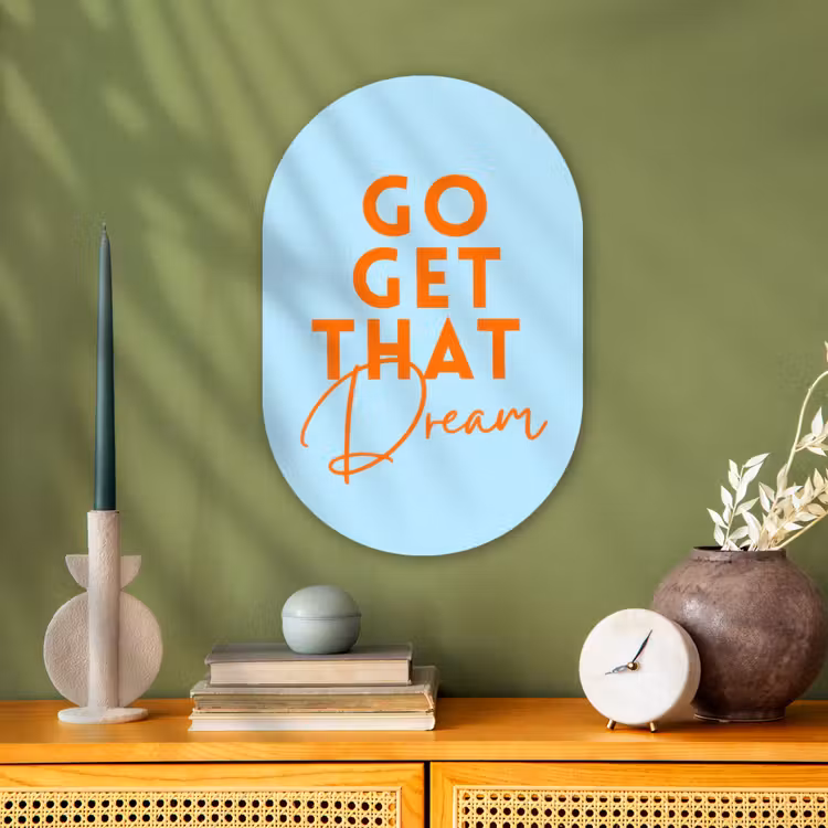Forexbild Oval - Blau - Orange - Text — 3