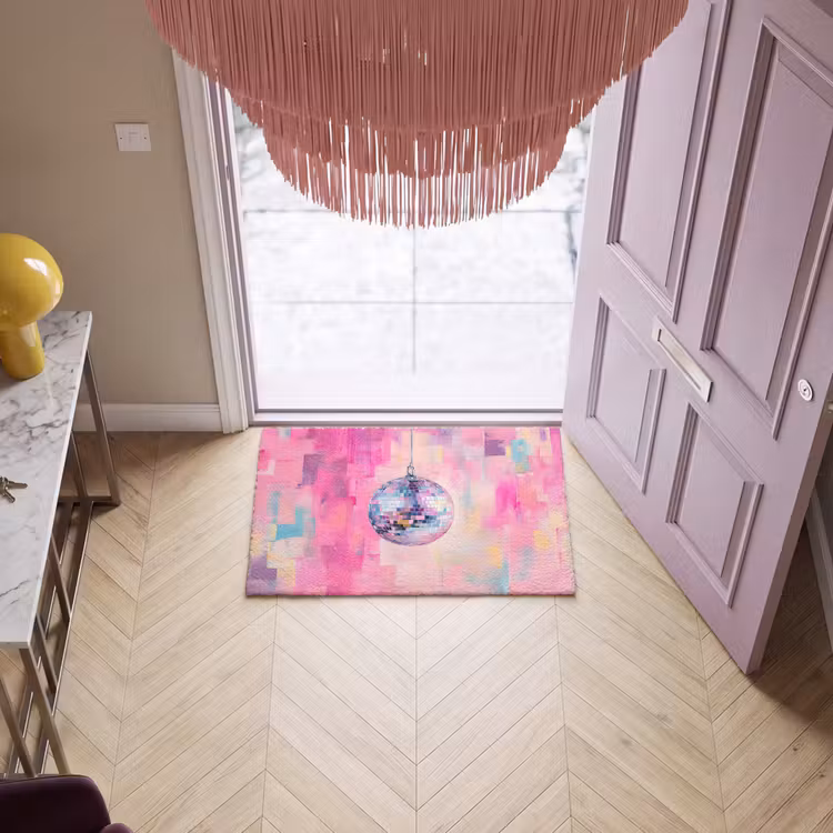 Fußmatte - Discoball - Rosa - Farbe — 4