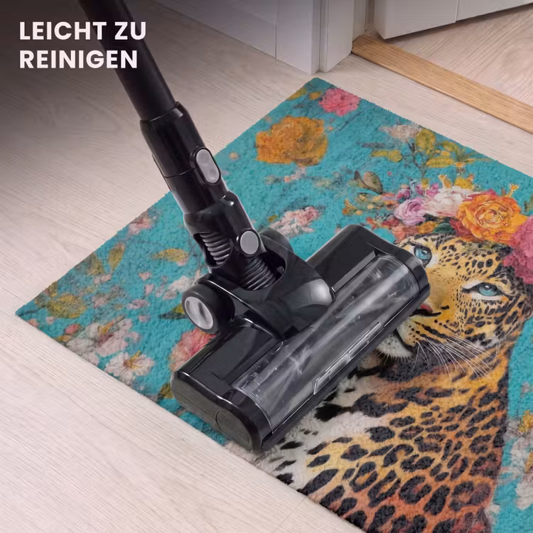 Fußmatte - Leopard - Blumen - Krone — 9