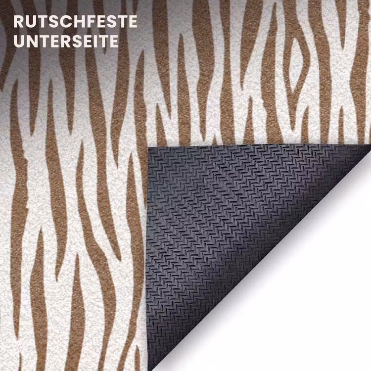 Fußmatte - Braun - Muster - Zebra — 6