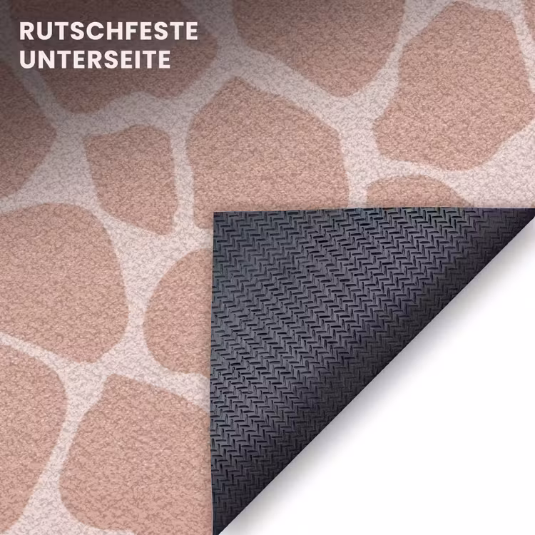 Fußmatte - Giraffe - Hellrosa - Warm - Rosa — 6