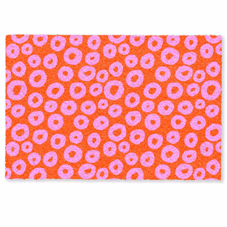 Fußmatte - Kugeln - Rosa - Rot — 1