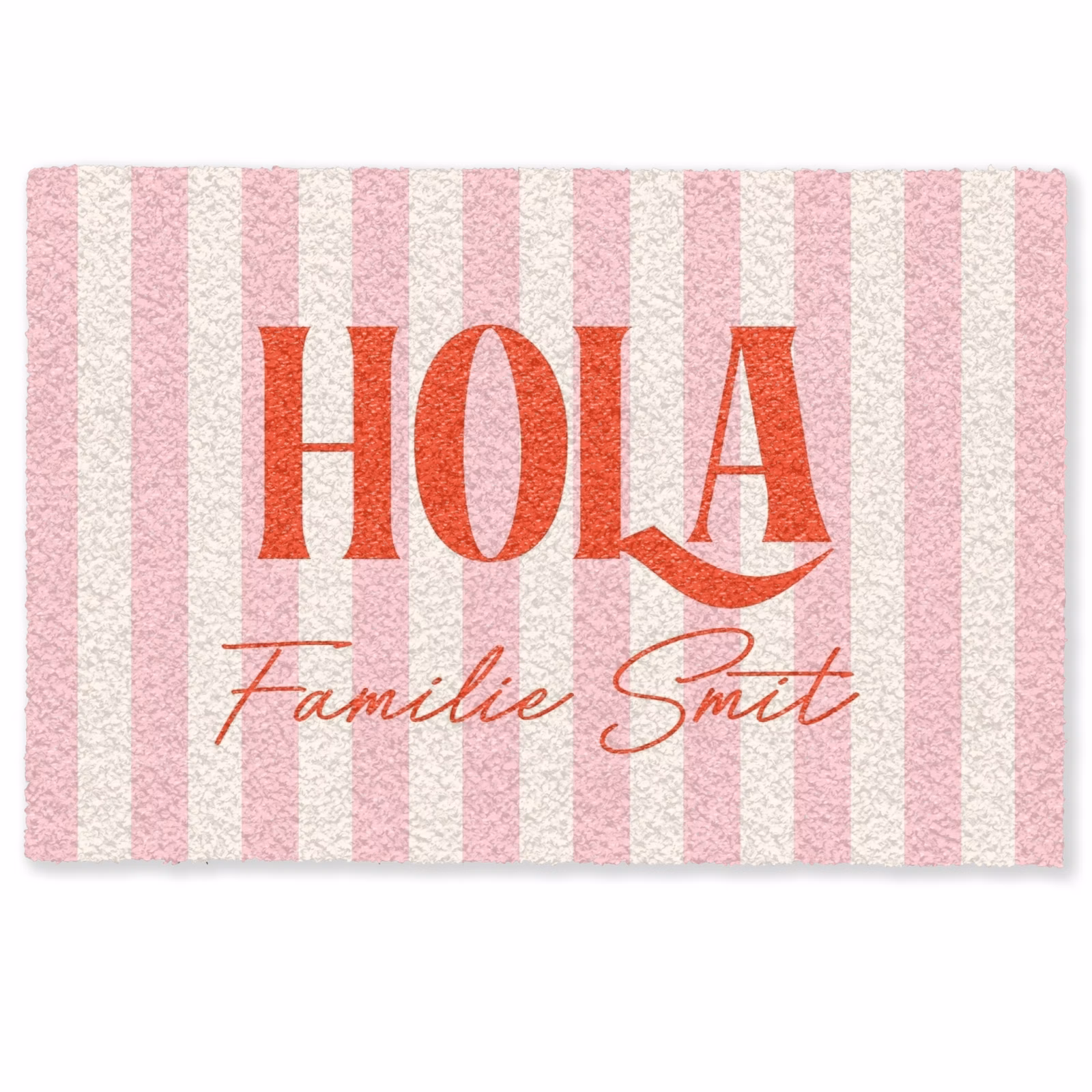 Personalisierbare fußmatte - Hola — 1