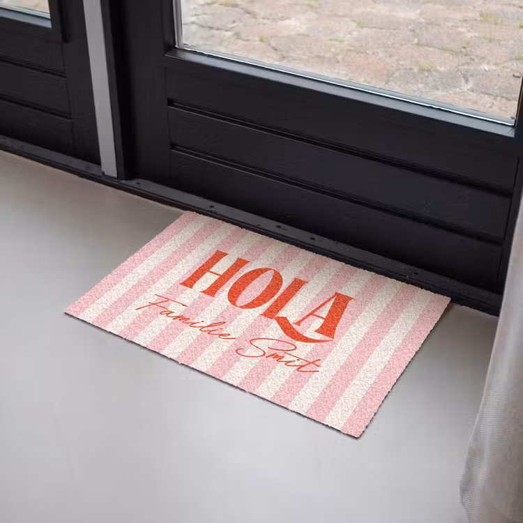 Personalisierbare fußmatte - Hola — 2