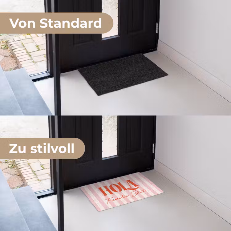 Personalisierbare fußmatte - Hola — 3