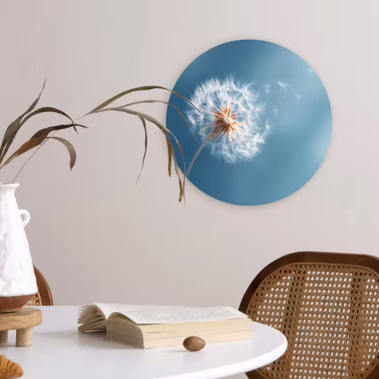 Forexbild Rund - Löwenzahn - Wind - Blau — 4