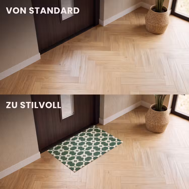 Fußmatte - Fliese - Klassisch - Grün — 3