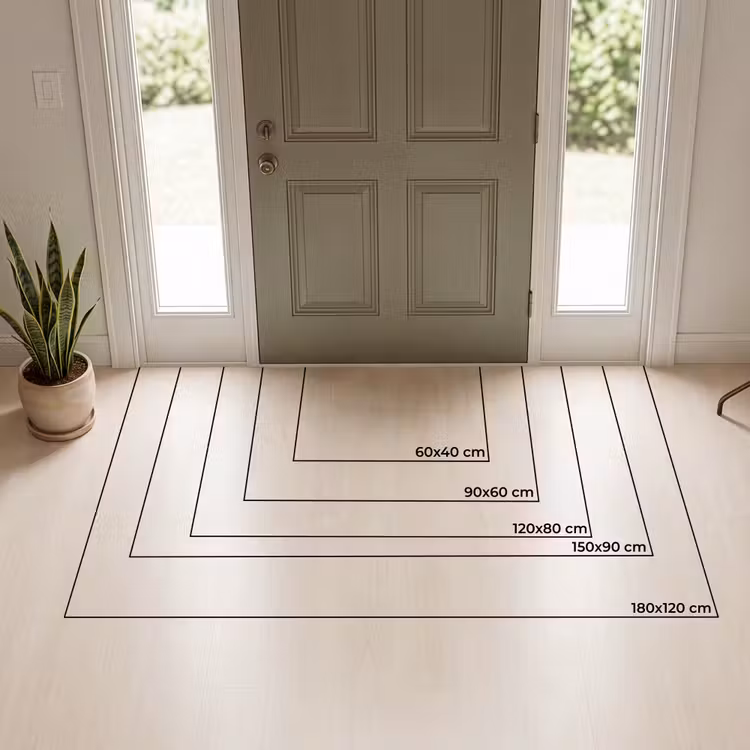Fußmatte - Grau - Berg - Pferde — 5