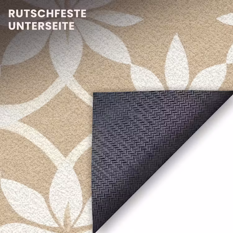 Fußmatte - Blumen - Muster - Beige — 6