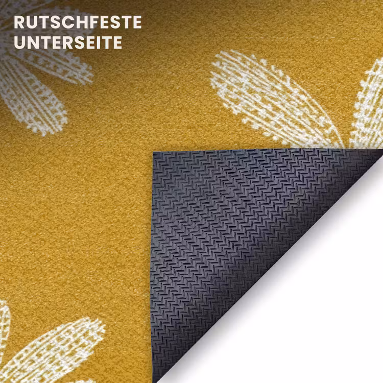 Fußmatte - Blume - Verspielt - Ockergelb — 6