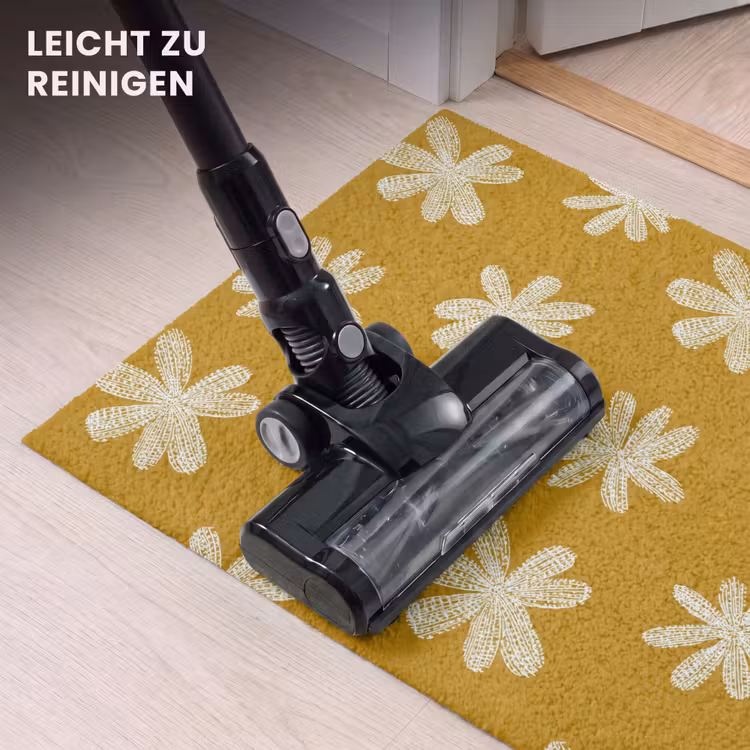Fußmatte - Blume - Verspielt - Ockergelb — 9