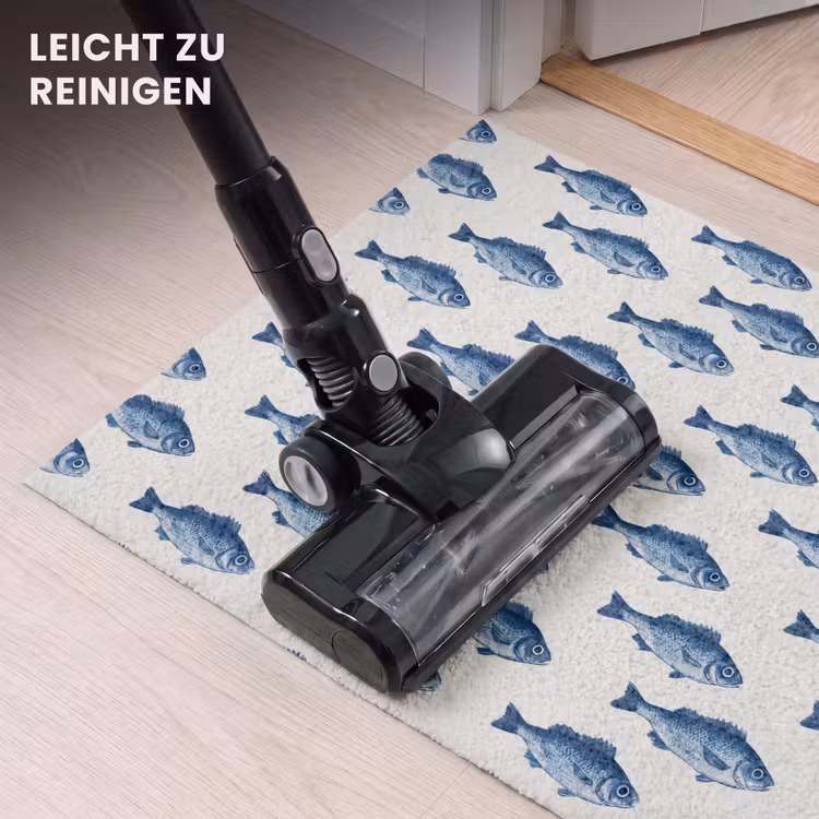 Fußmatte - Fisch - Muster - Blau — 9