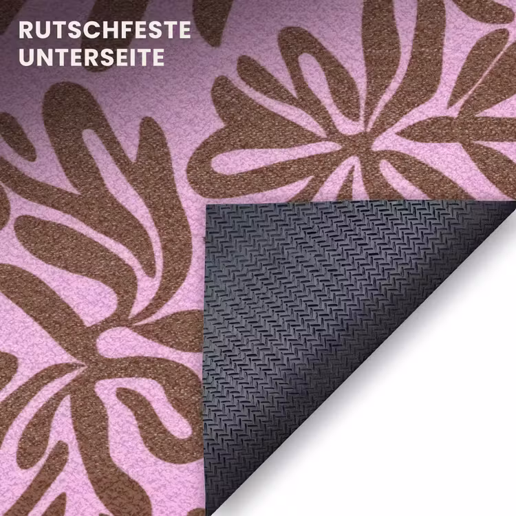 Fußmatte - Bio - Muster - Rosa — 6