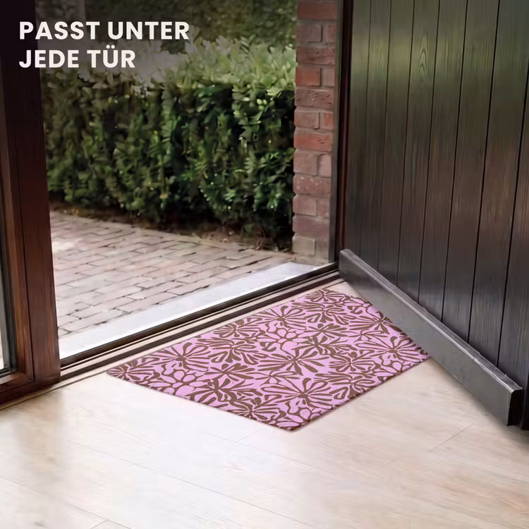 Fußmatte - Bio - Muster - Rosa — 7