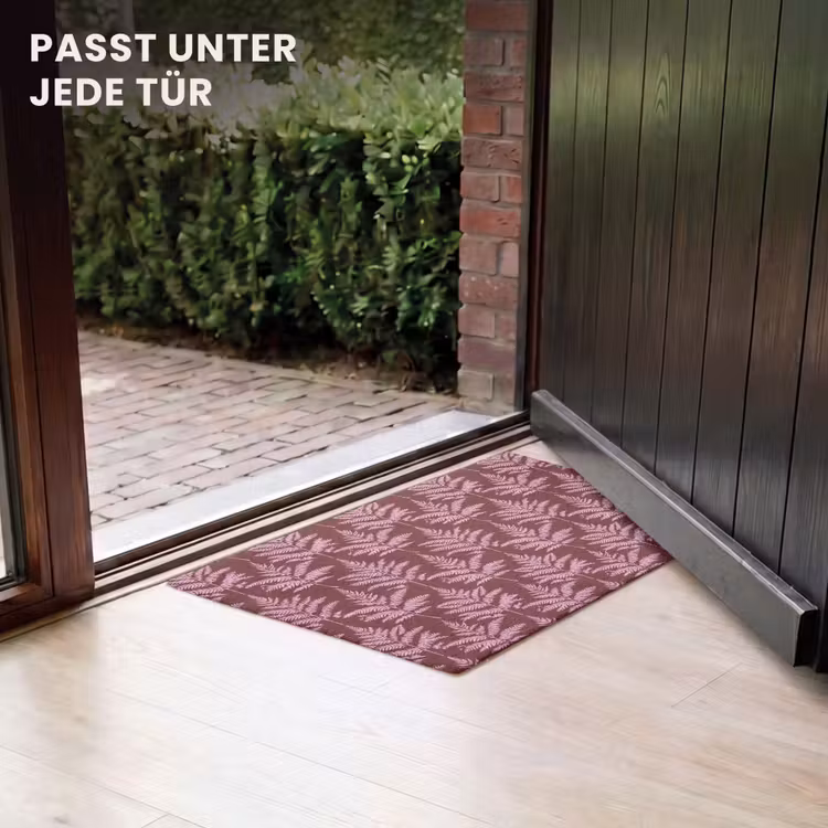 Fußmatte - Blatt - Muster - Lila — 7