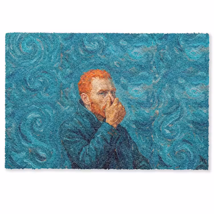 Fußmatte - Hochformat - Klassisch - Blau — 1