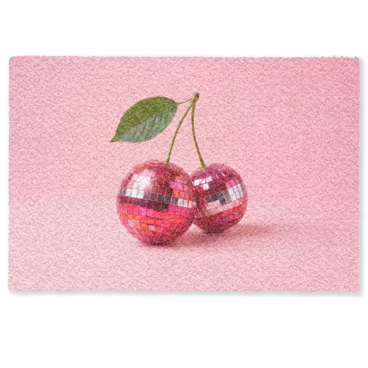 Fußmatte - Disco - Kirsche - Rosa — 1