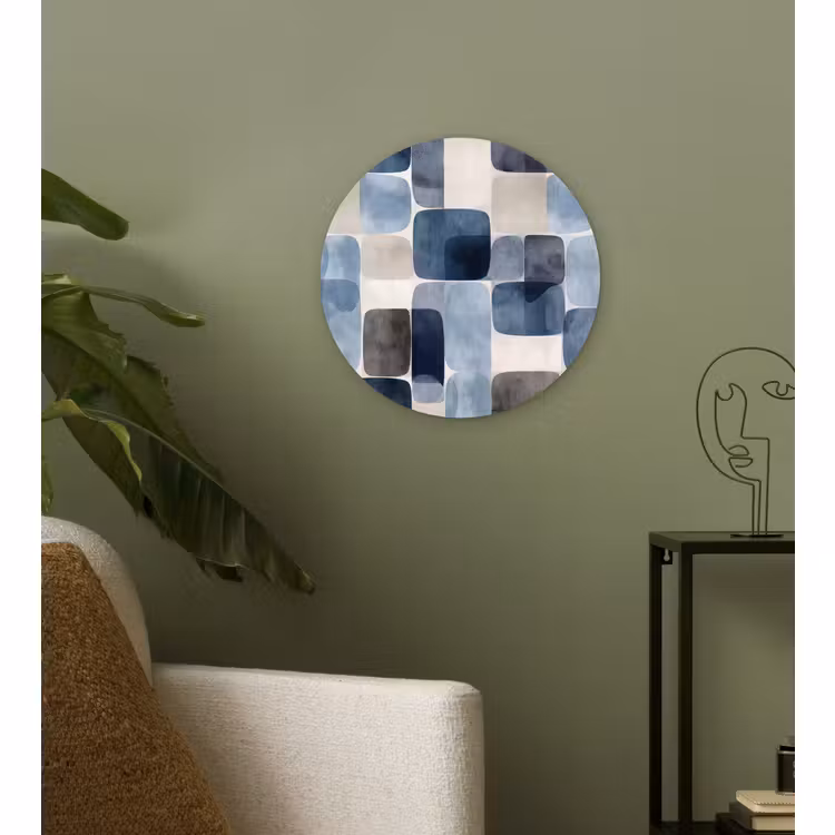 Forexbild Rund - Muster - Blau - Quadrate — 3