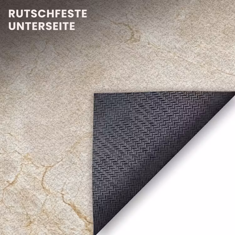 Fußmatte - Hellbeige - Marmor - Adern — 6