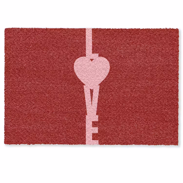 Fußmatte - Liebe - Herz - Rot — 1