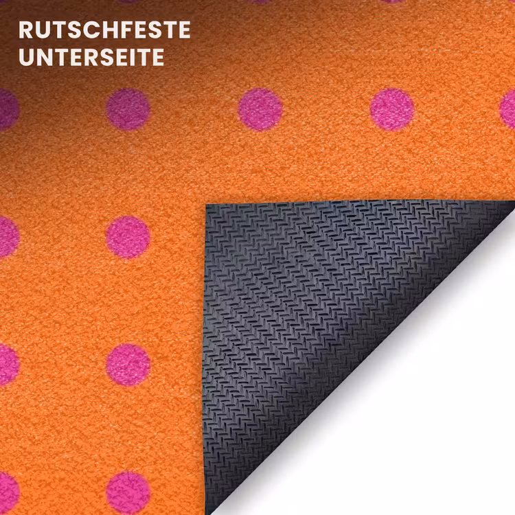 Fußmatte - Cool - Punkte - Orange — 6